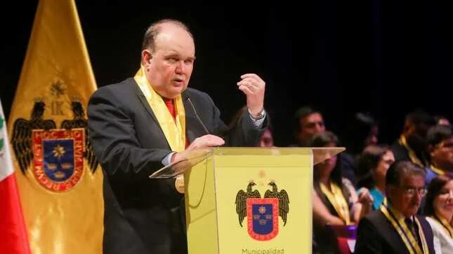 Juramentación de Rafael López Aliaga como alcalde metropolitano de Lima
